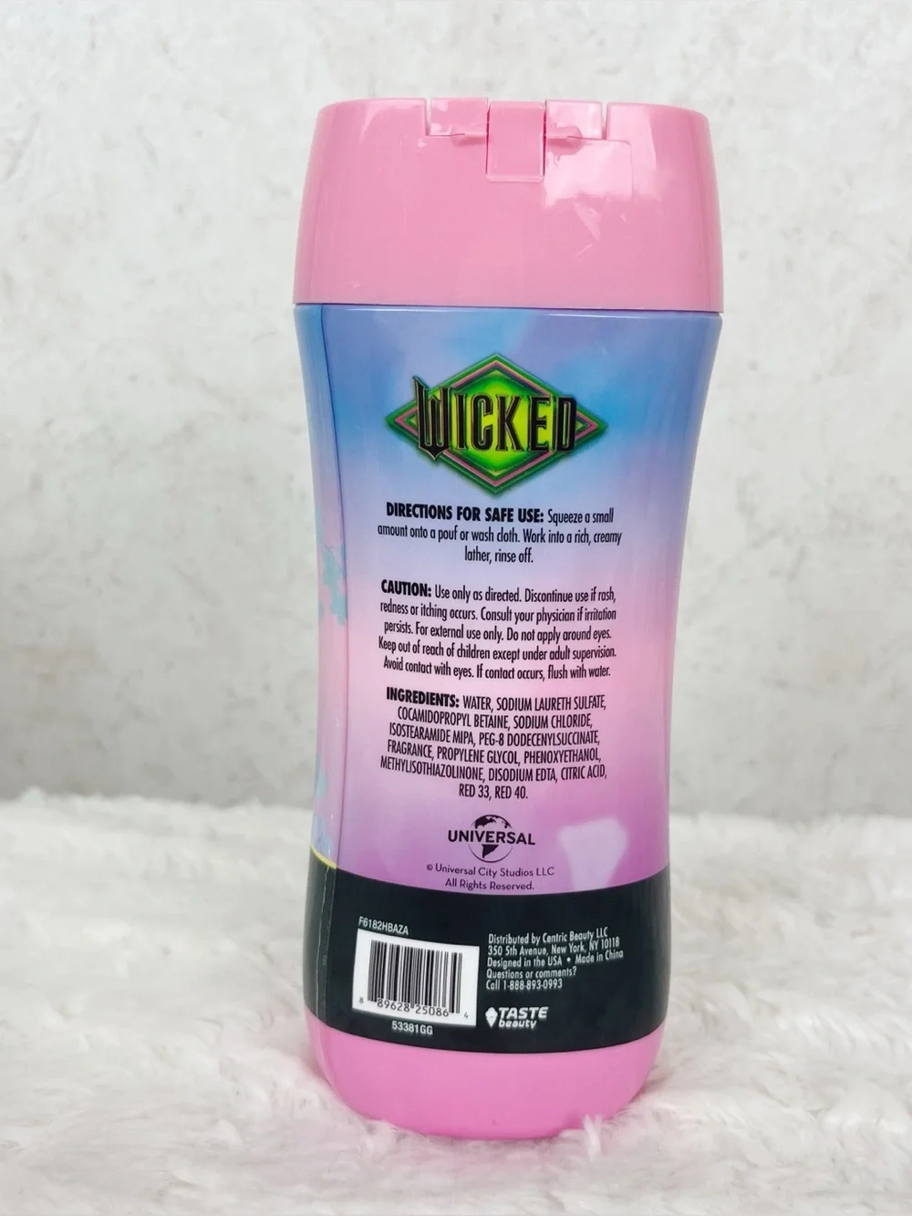 Wicked Universal Studios Glinda Good Witch Cherry Blossom Body Wash 8 Oz